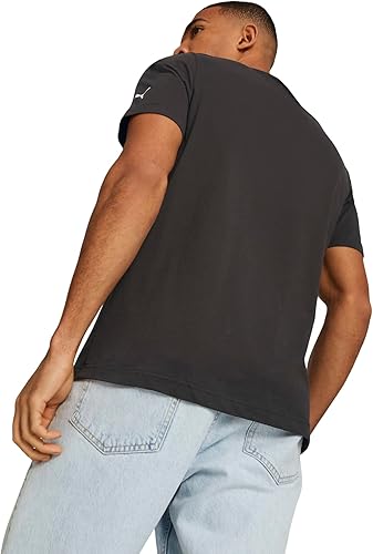 Miniatura 5 de PUMA Camiseta estampada de automóvil Mercedes AMG Petronas Essentials estándar para hombre, color negro 23, talla S
