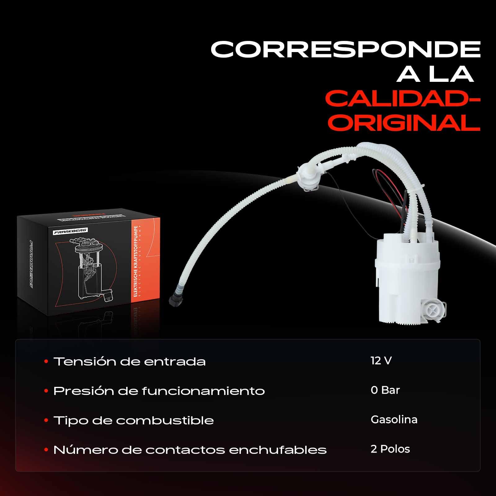 Frankberg Bomba de combustible bomba de diésel kit de depósito de | sin sensor de presión bipolar; WGS500110; Compatible con: R.a.n.g.e R.o.v.e.r Sport L320