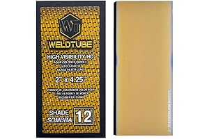 High Visibility HD Glass Welding Lens with Shade 12 for Enhanced Clarity in Welding Applications
