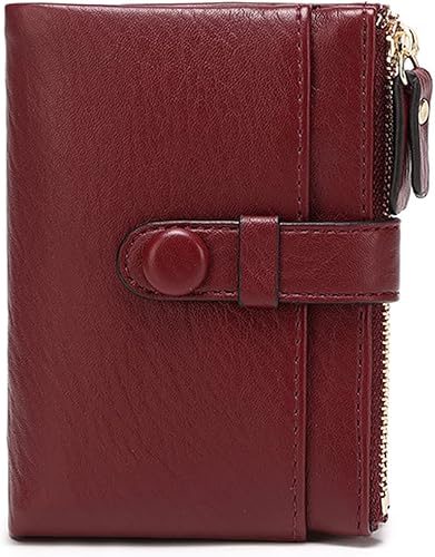 Miniatura 2 de AOXONEL Carteras de cuero para mujer, carteras pequeñas Rfid para mujer, billeteras pequeñas para mujer, billeteras de triple pliegue para mujeres