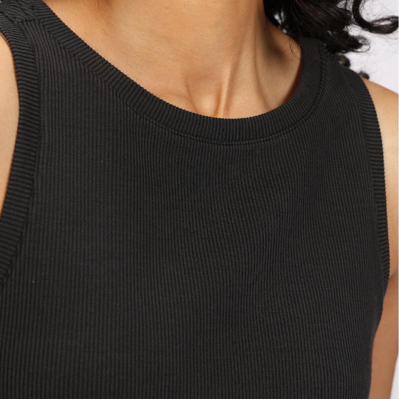 BlissClub Women Ribbed Modern Fit Ribsupreme Tank 4