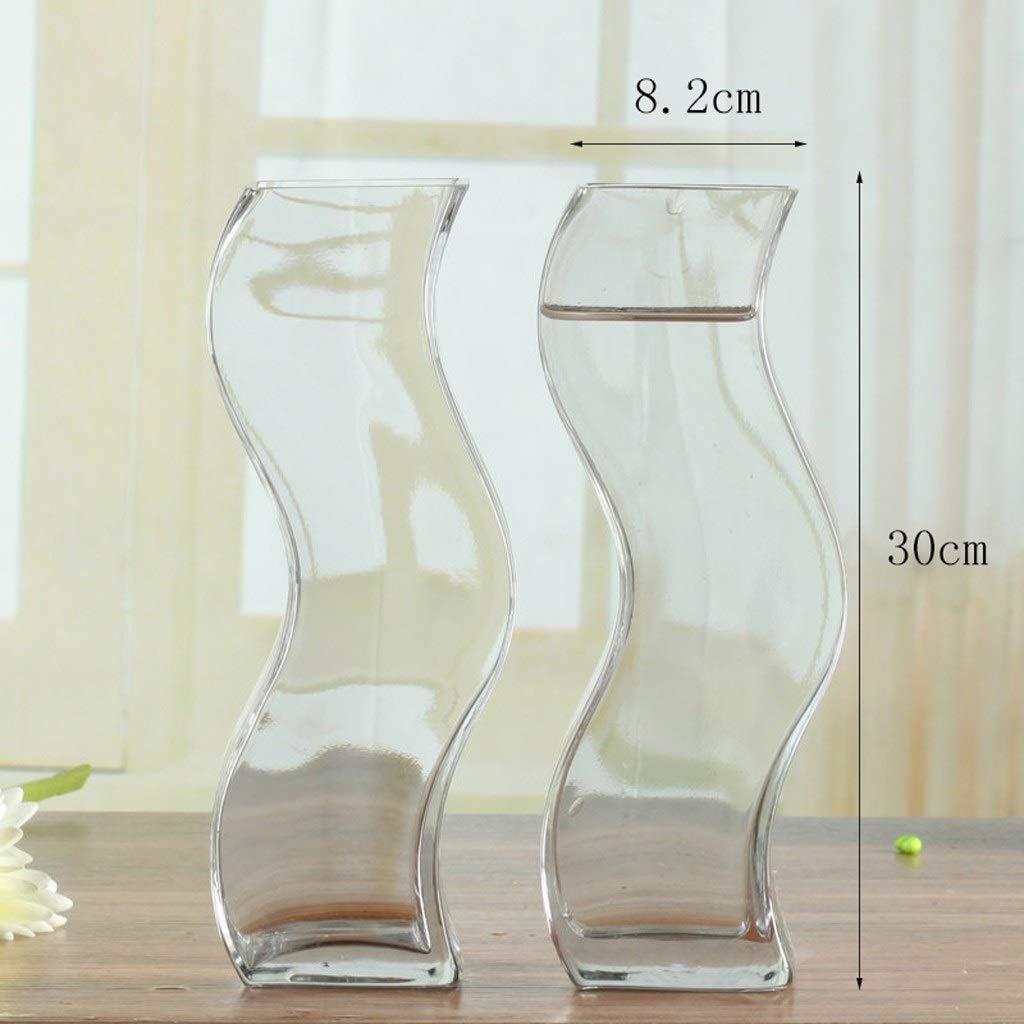 花器二種 Amazon.co.jp: 花瓶 創造的なS字型シリンダーカップル花瓶曲がっ