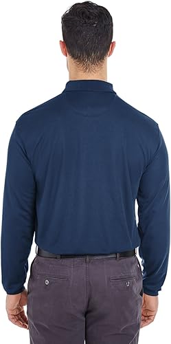 Miniatura 3 de 8210ls ultraclub adultos Cool & Dry LS Malla Polo Piqué Unisex adulto poliéster