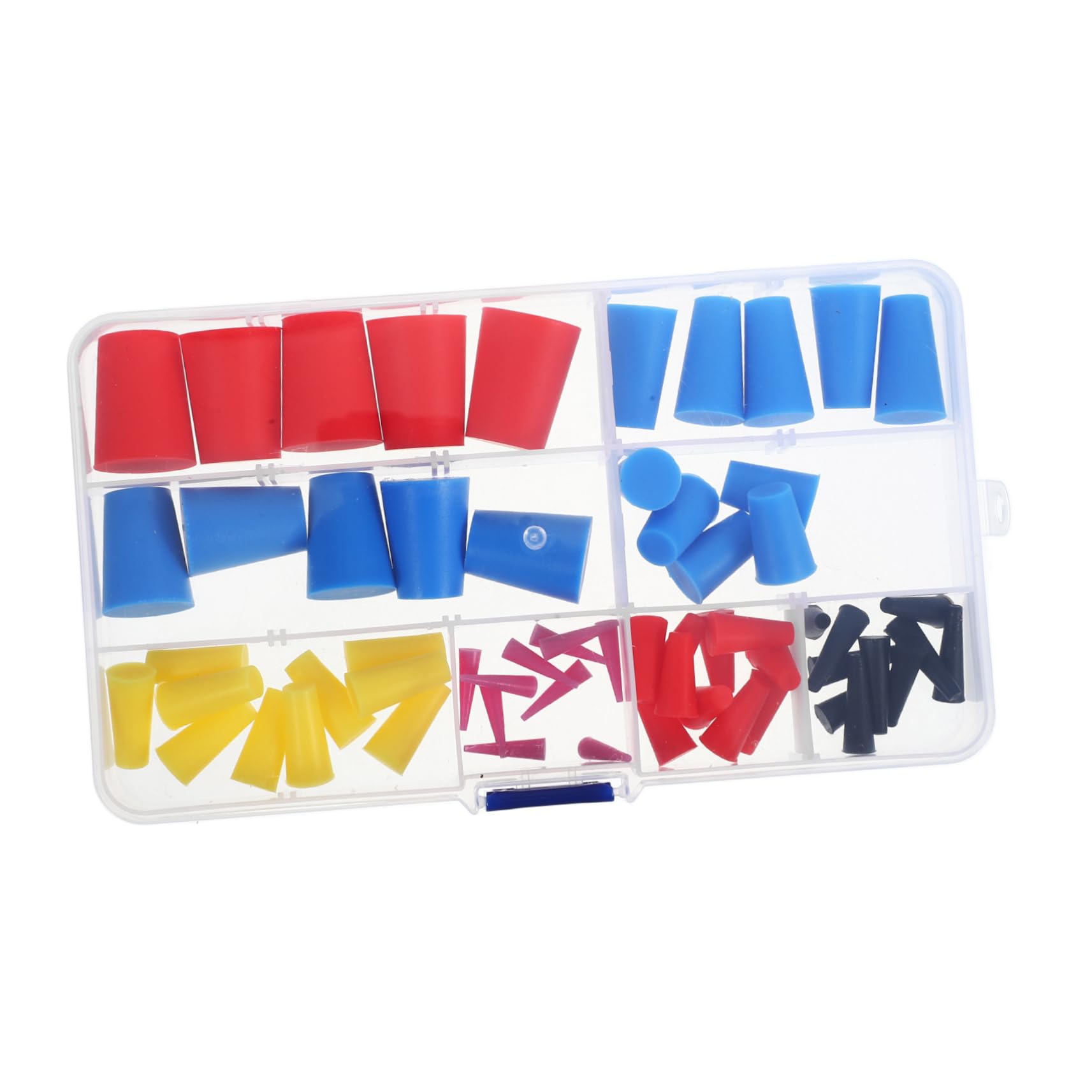OSOLADY 60 Pcs Silicone Rubber Plug Silicone Plugs Bottle Cork Stoppers Sealing Plugs Powder Coating Plugs Lab Stoppers Silicone Stoppers Flask Plugs Rubber Stopper Bottle Caps