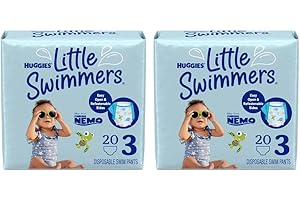 Huggies Little Swimmers Disposable Diapers: Size 3 for 16-26 lbs.