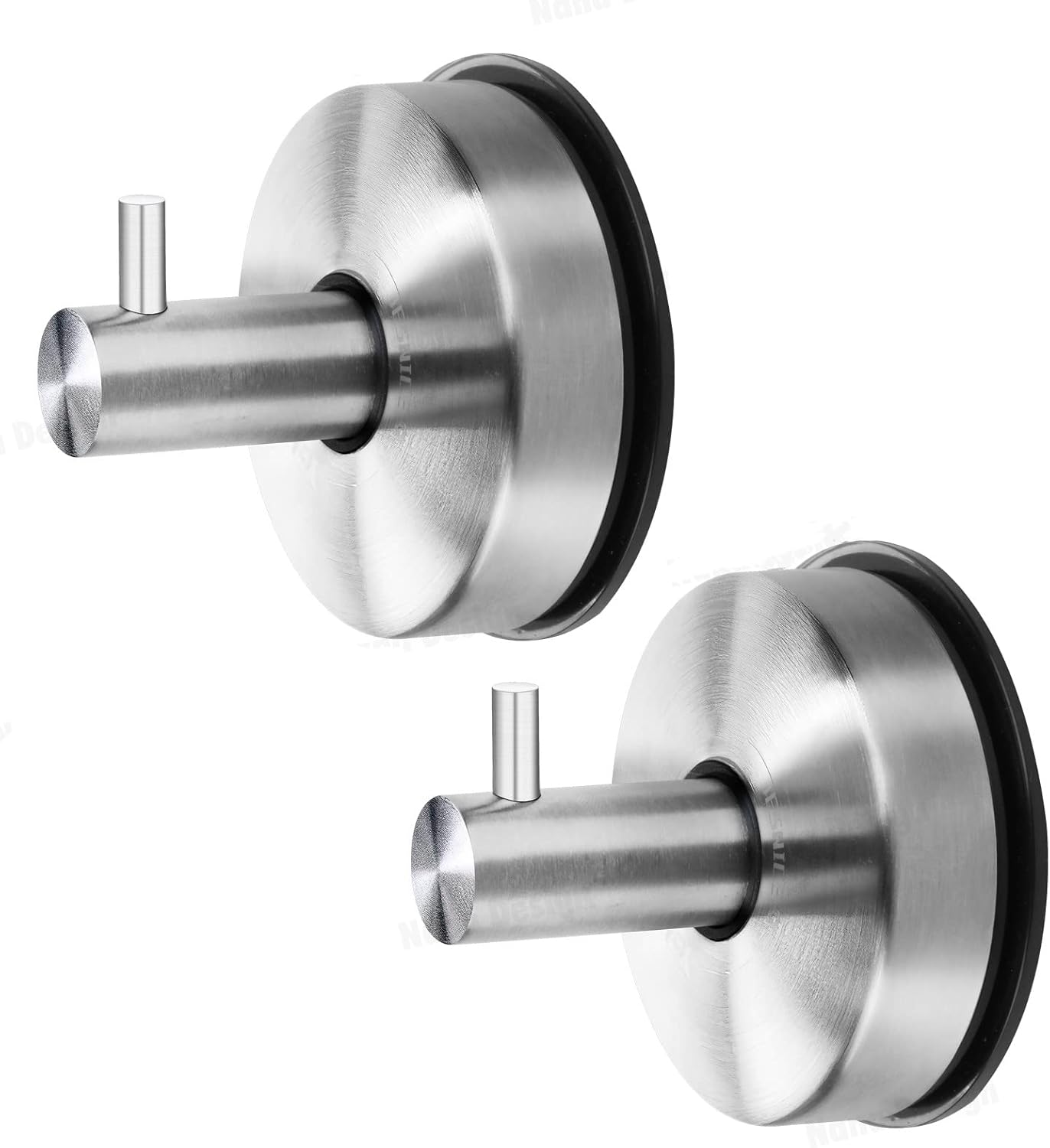 Desnice Suction Cup Hooks 2 Pack, SUS 304 Stainless Steel Shower Hooks