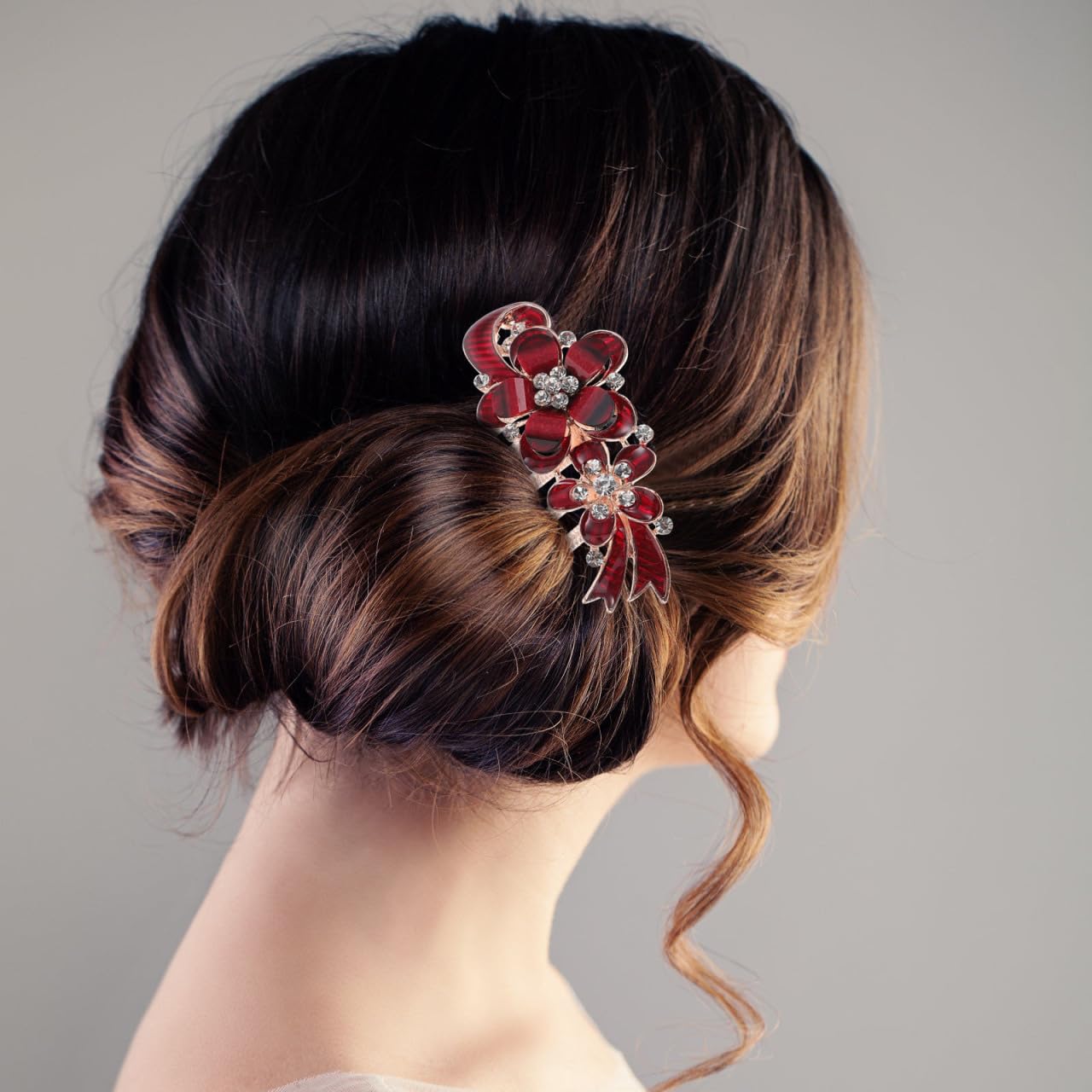 Peigne Serti De Diamants En Cristal Peignes à Cheveux Pour Femmes Cheveux Bleus Peinetas Para Accessoires De Cheveux Rave Cheveux Décoratifs Mariage Pennette Fleurs Manquer Strass