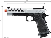 Vista 5 de Lancer Tactical Pistola Airsoft STRYK Hi-Capa 5.1/4.3 Full Metal Gas Blowback 330 FPS