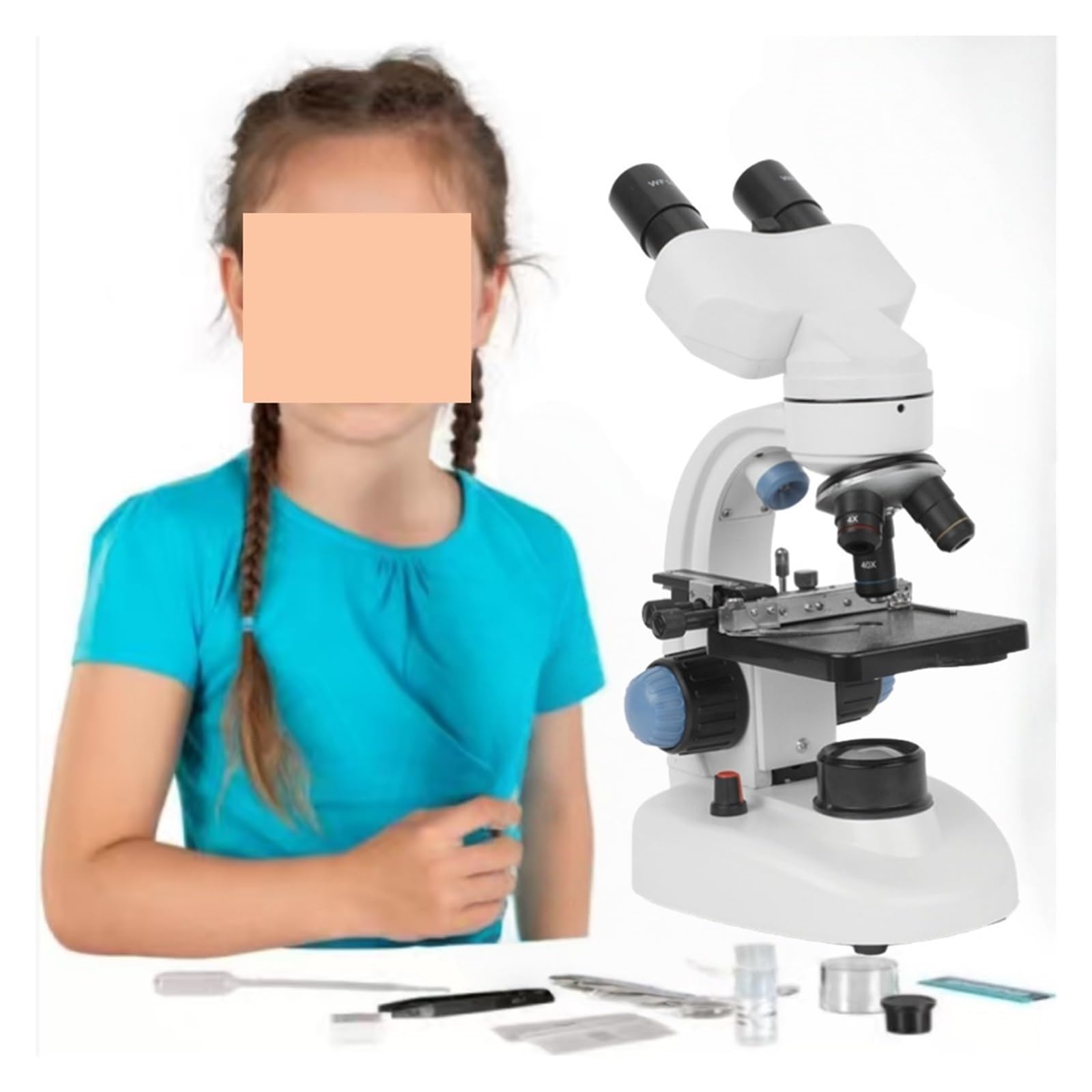 Mikroskop, Mikroskop Biologiczny Lornetka 40-2000X Z Górnym I Dolnym Oświetleniem LED Kamera Dla Dzieci Studenci Dorośli Początkujący Nauka Eksperymenty dla dorosłych Monety