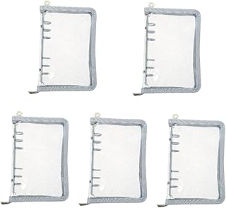 Operitacx 5 Peças Livro De Folhas Soltas Fichário De Folhas Soltas Fichário Flexível O Caderno De Escritório A5 Capa De Diário Capa De Fichário Protetor De Capa De Fichário Decorativo Capa