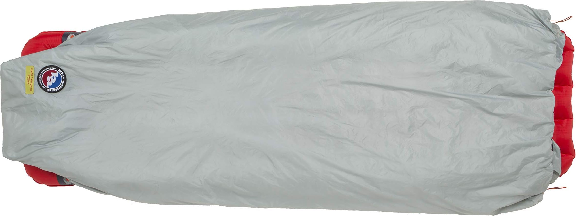 Big Agnes Kings Canyon UL (Primaloft) Ultralight Camping Quilt, Gray/Palm