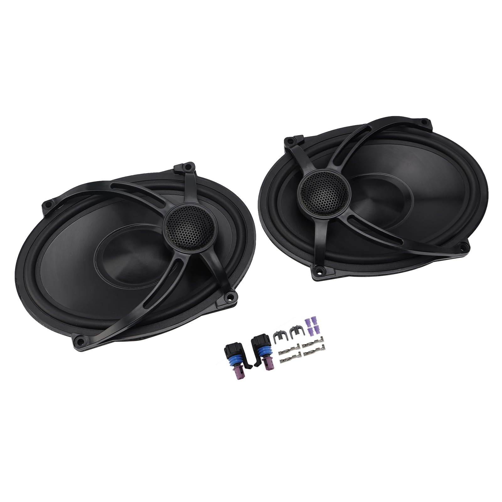 MAD HORNETS 5"X7" Saddlebag Lid Speakers Black Adatto per Touring Road Glide Flhr 1994-2024 2023