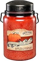 Vista 59 de McCall’s Candles Vanilla Bourbon Vela perfumada de 26 onzas Hecha en EE. UU. Frasco rústico vintage con asa de transporte Fragancia cálida