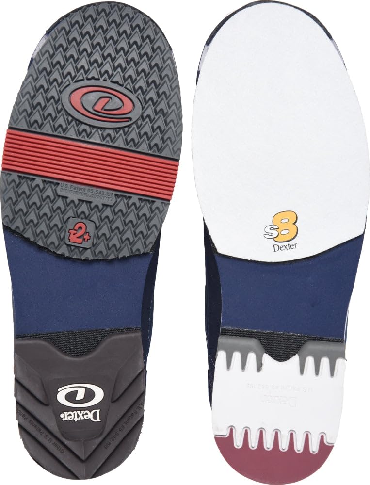 Dexter Mens SST 8 Power Frame BOA ExJ Bowling Shoes - Navy White/Black 9.0 W US