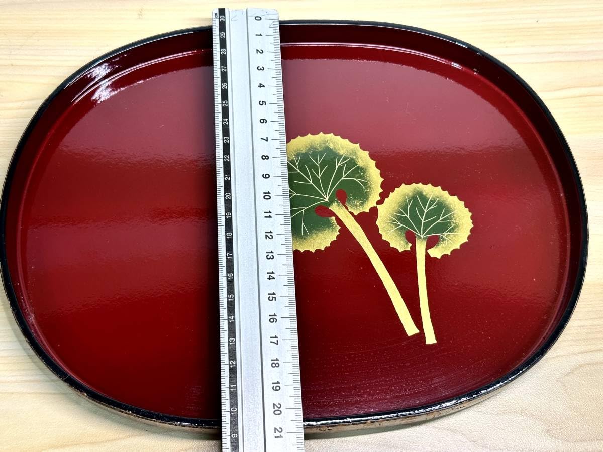 赤四方盆 Amazon.co.jp: 2088 お盆 赤系 横27cm×縦20.5cm×高さ1.5cm