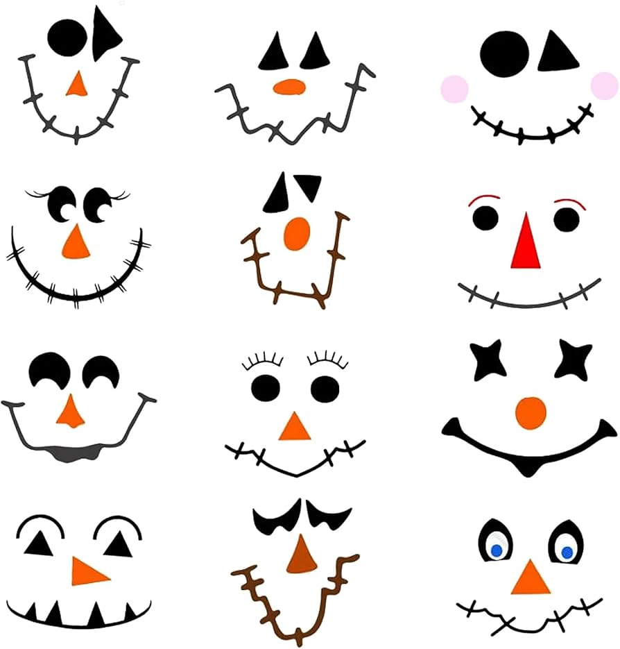 Amazon.com: iMagitek 24 Pcs Fall Scarecrow Face Vinyl Decals, Scarecrow Faces DIY Craft Stickers, Halloween Autumn Scarecrow Wall Stickers Decals Glass Window Stickers for Thanksgiving Day : Home & Kitchen amazon-com-imagitek-24-pcs-fall-scarecrow-face-vinyl-decals-scarecrow-faces-diy-craft-stickers-halloween-autumn-scarecrow-wall-stickers-decals-glass-window-stickers-for-thanksgiving-day-home-kitchen