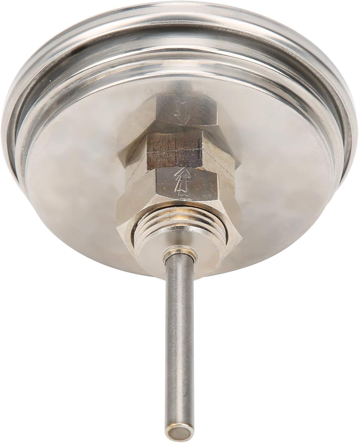 3in Adjustable NPT 1/2in Stainless Steel Pointer Thermometer for Barbecue Grill Oven 50-550℉ Smoker Temp Gauge Grill Thermometer Gauge Heat Indicator