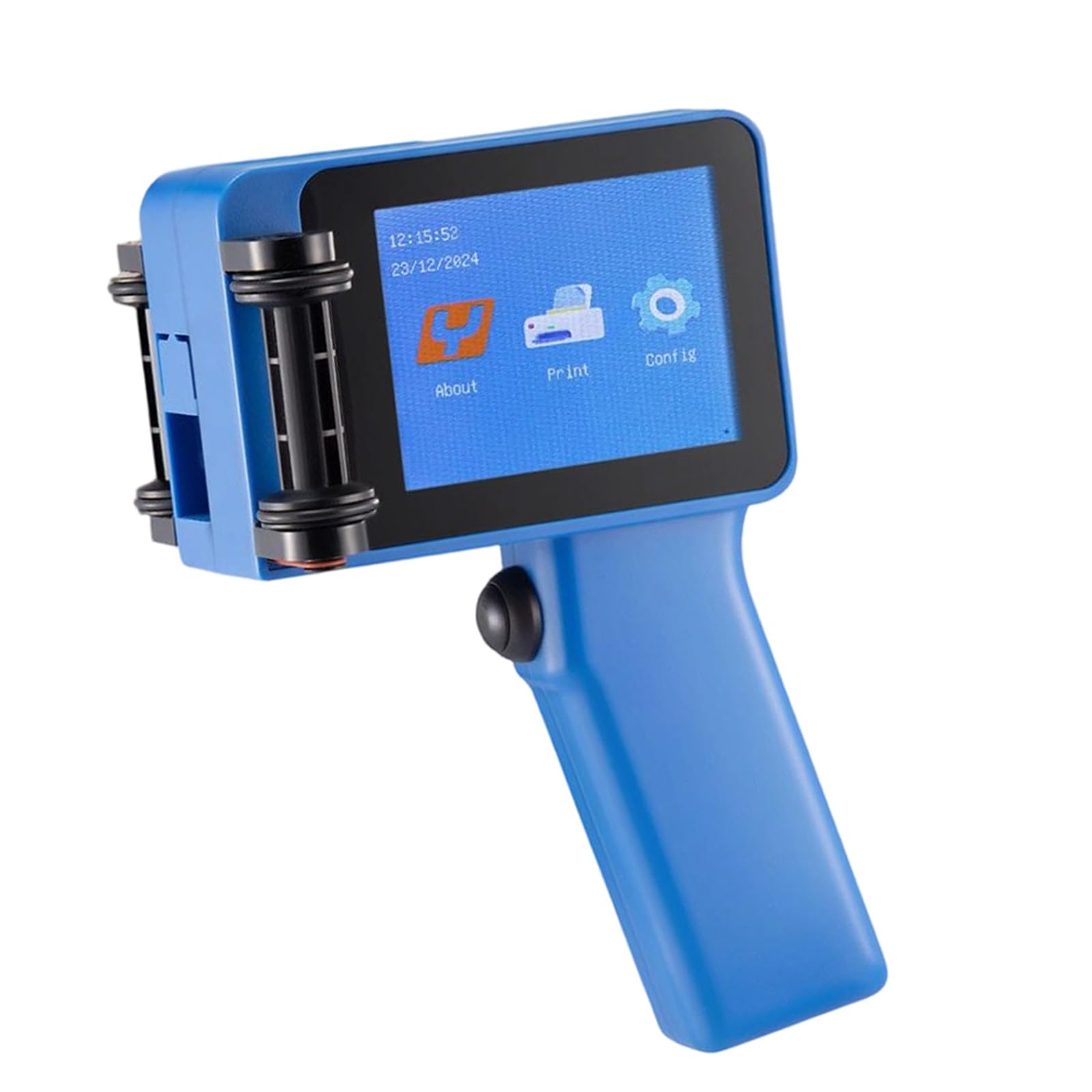 Versatilitys Imprimante jet d'encre portable, rigide et flexible, bleu