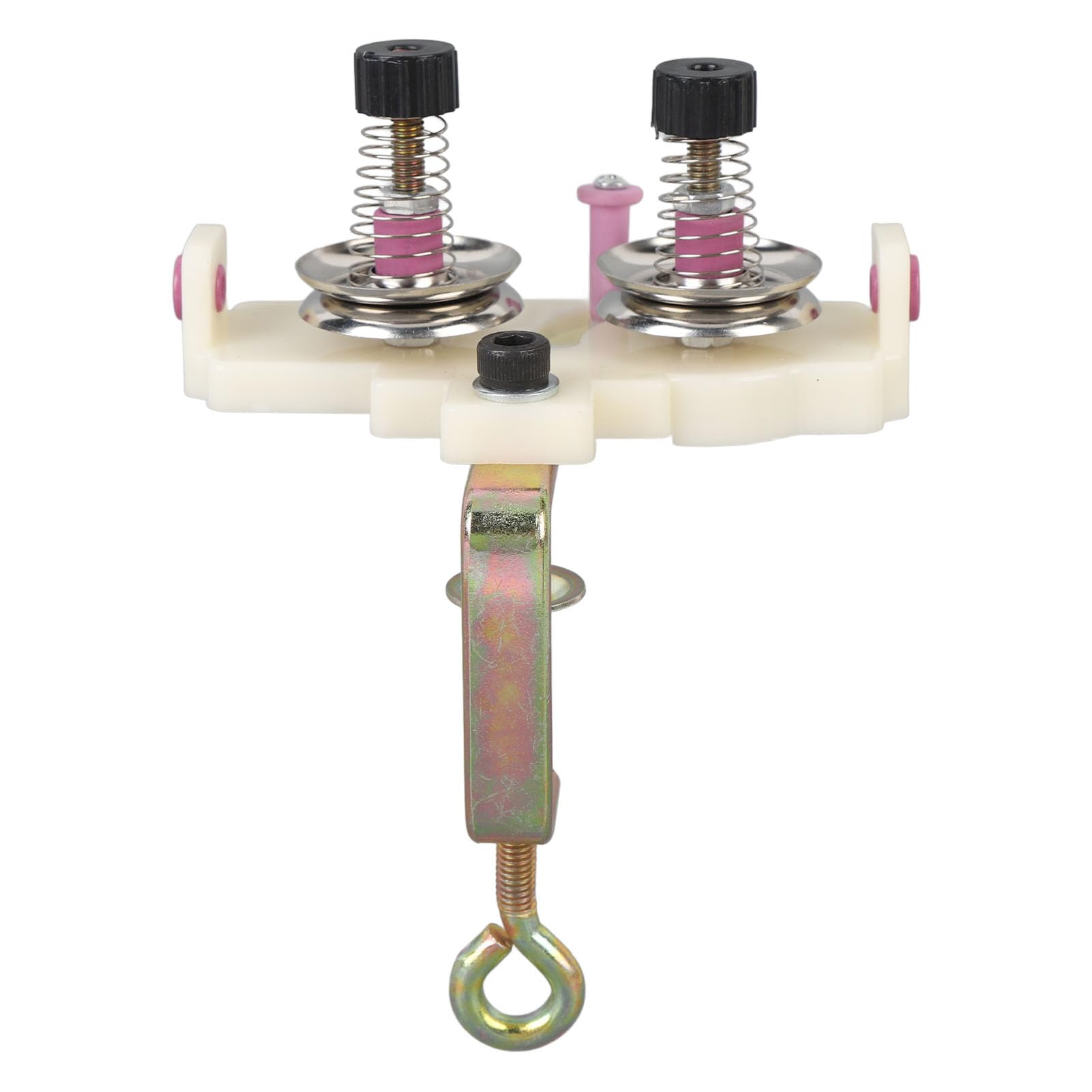 Yarn Winder Dual Head Thread Guide Hand Crank Ball Winding Machine Efficient Winding Sturdy Material