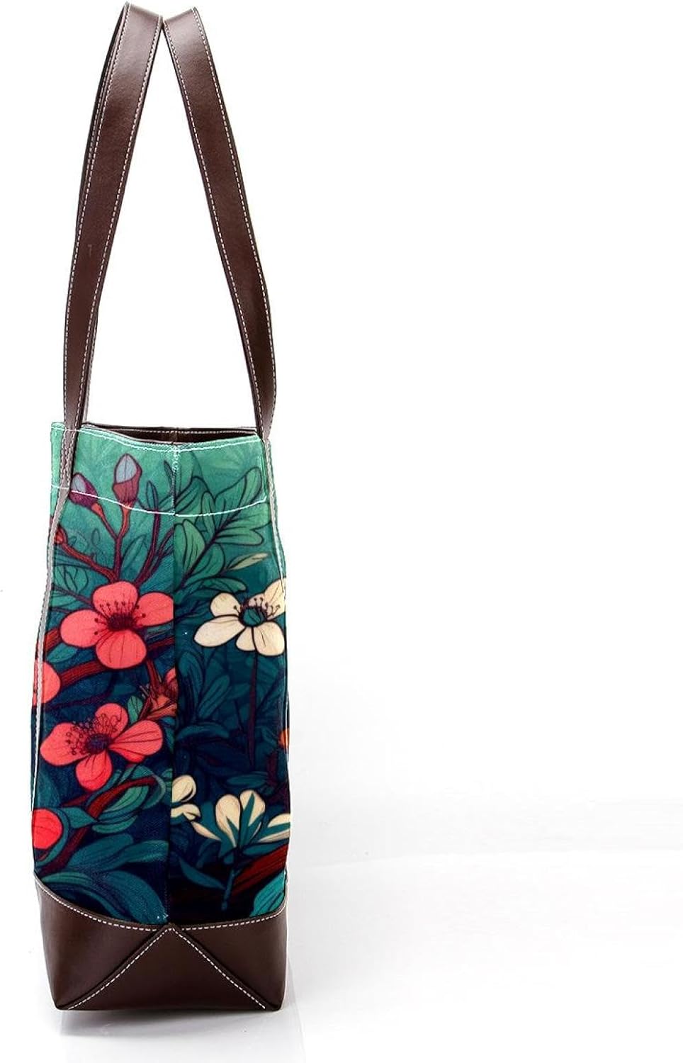 [YTYVAGT] 女性用財布、女性用トートバッグ、女性用ハンドバッグ,動物鳥と野花模様