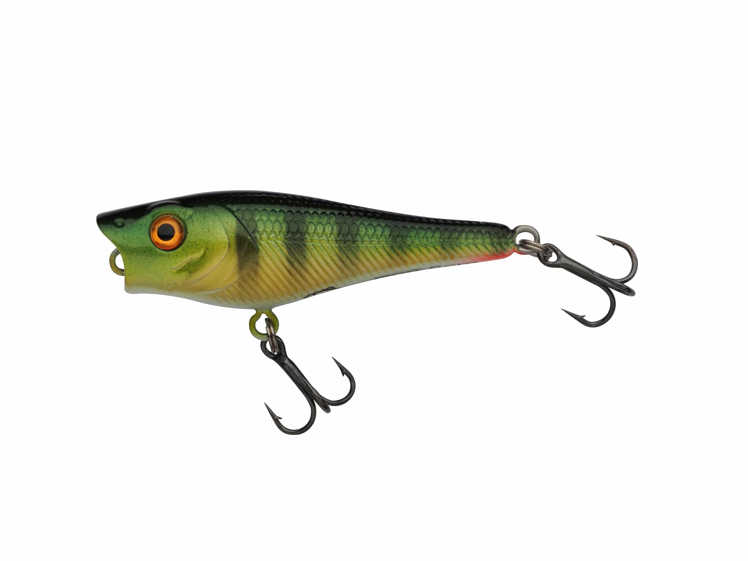 Berkley Pulse Pop Surface Popper | Topwater Fishing Lure for Bass, Pike, Perch & More | Realistic Action & Noisy Splash for Aggressive Surface Strikes | Freshwater Predator Hardbait |5cm, Goldie