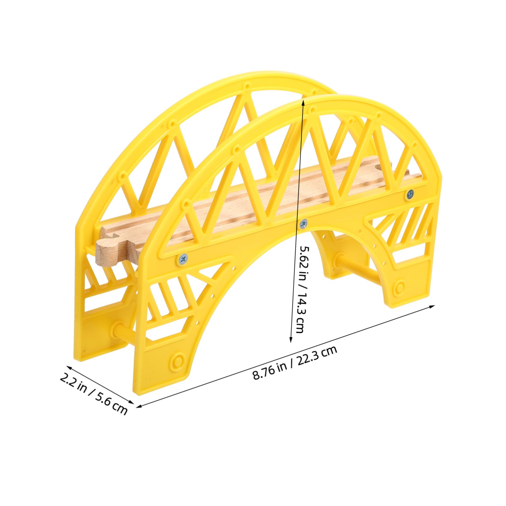 Sosoport Train Track Bridge Arch Design for Creative Play Compatible with Train Track for Family Gatherings Go Entertainment