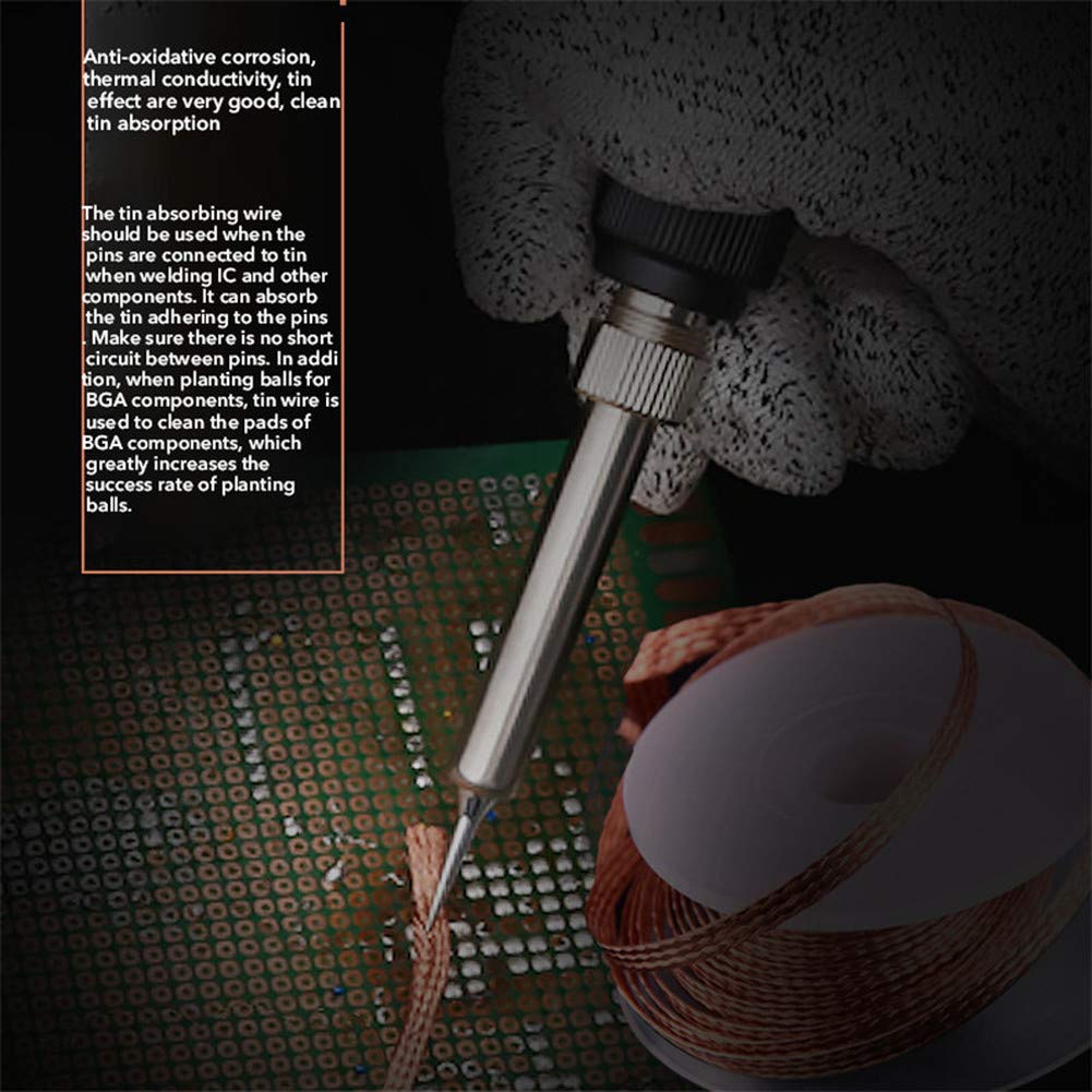 Treccia Dissaldante MECHANIC DW50 In Rame Da 2,0 Mm – Stoppino Per Saldature Forti