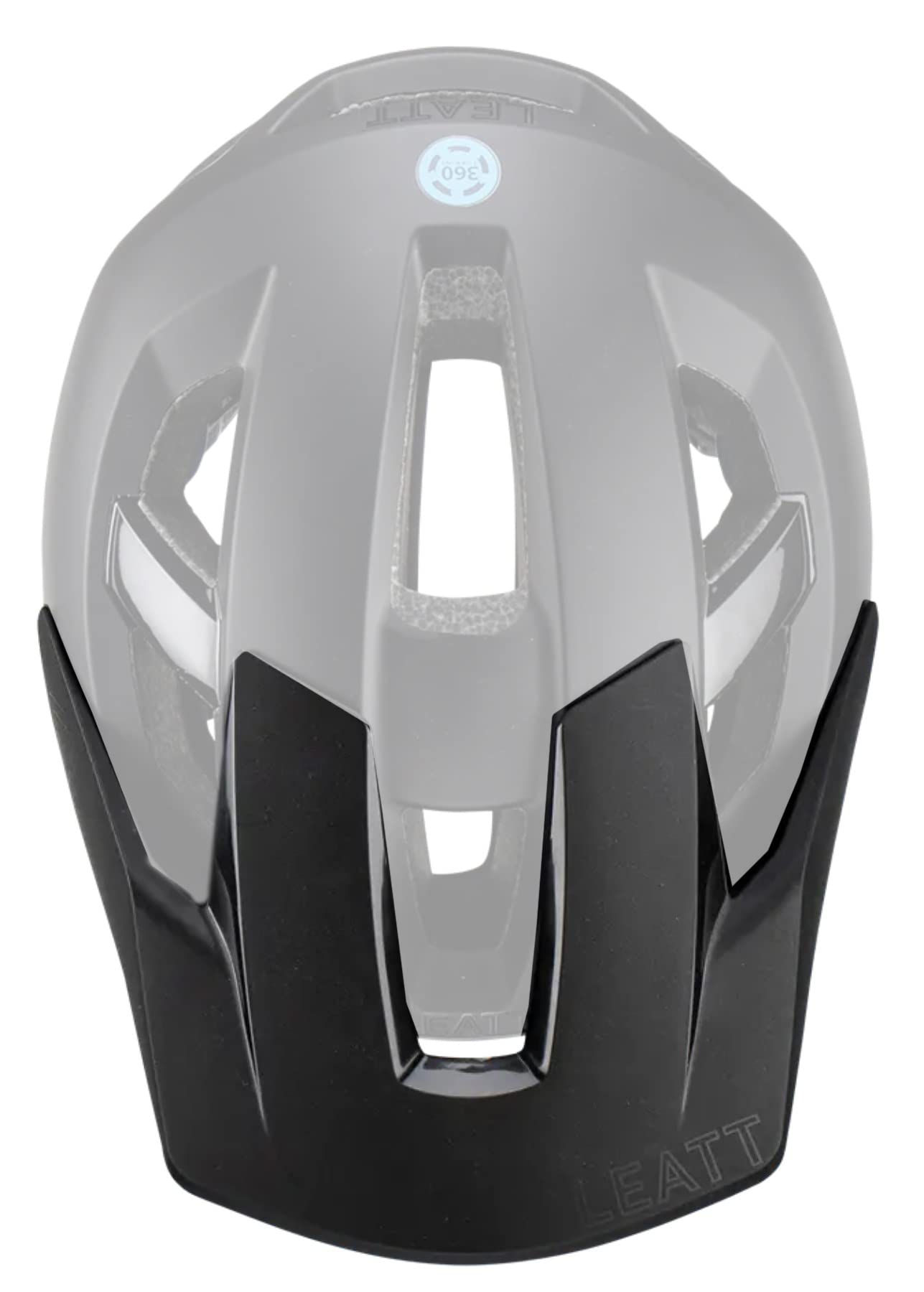 Leatt 3.0 V23 All Mountain Helmet Visor/Peak Stealth SM