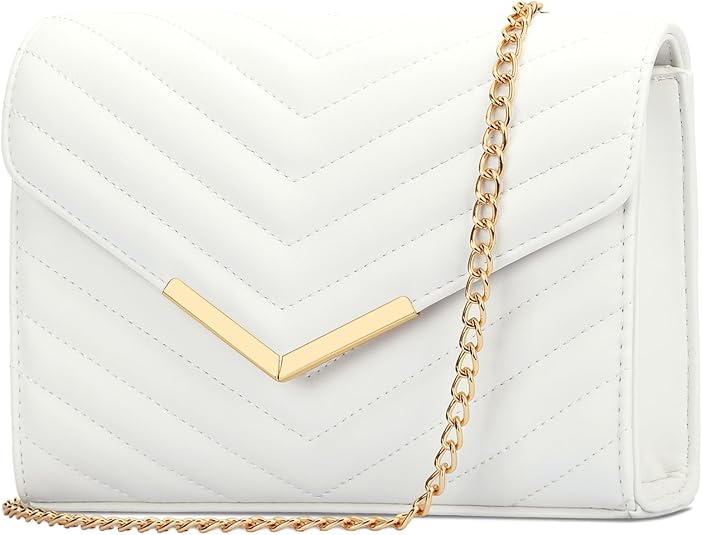 💕Bridal Shower💕KKXIU Women Formal Vegan Leather Evening Envelope Clutch Purses and Handbags for Party Wedding Prom Bridal