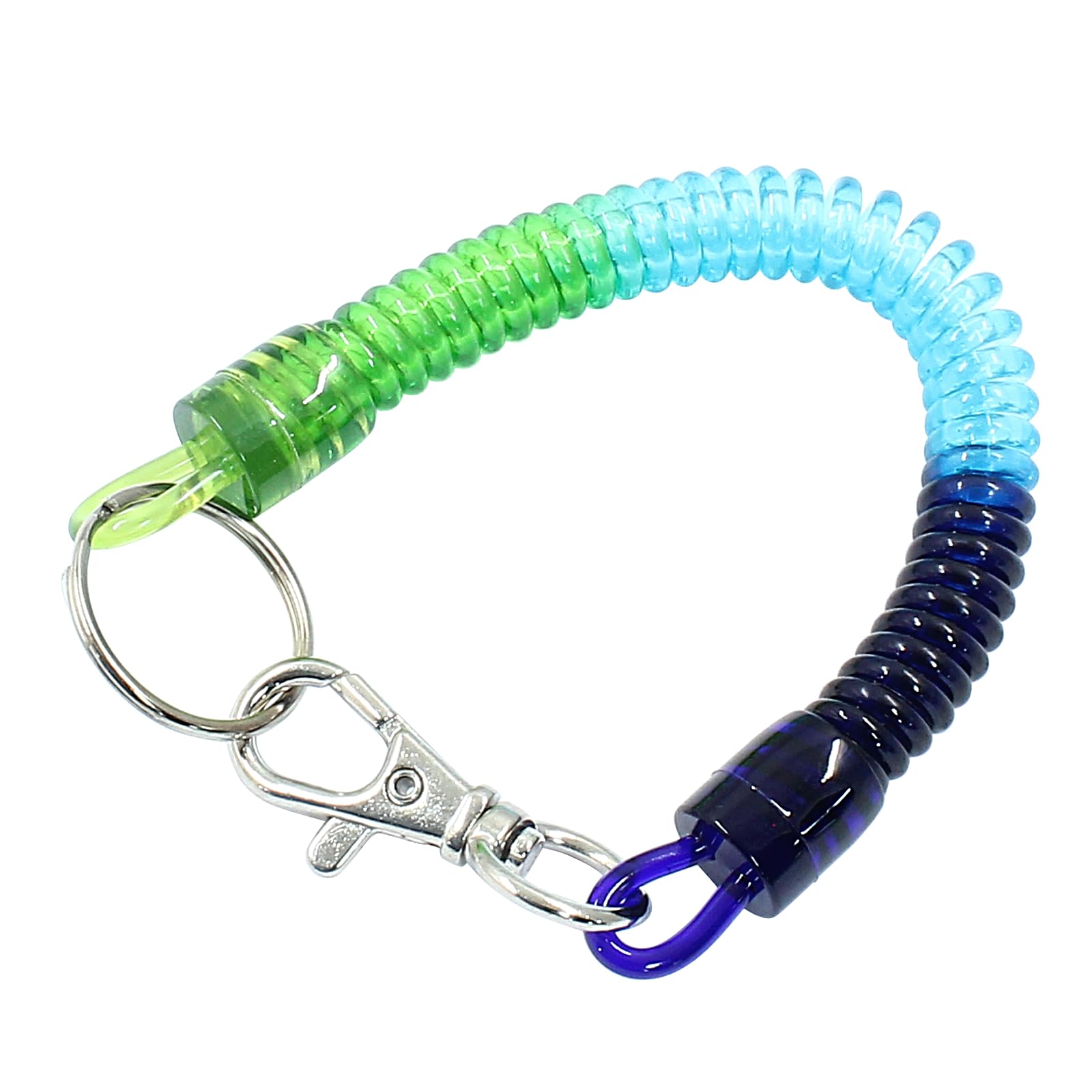 Amazon.com: LDEXIN 2Pcs Retractable Coil Spring Keychain