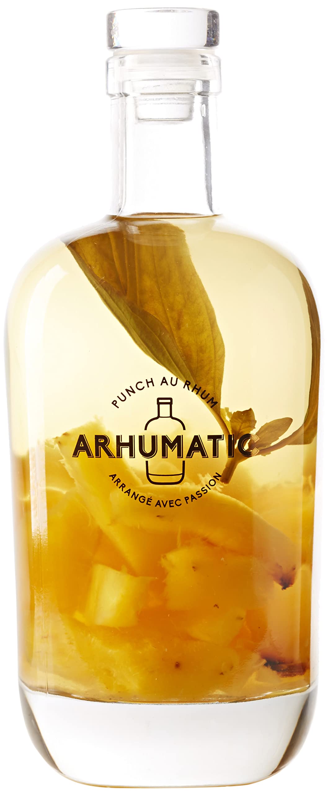 ARHUMATIC - Rum punch - Pineapple Passion - 28% Alcohol - Origin: France - Serve as a digestive or aperitif - Handmade - 70 cl - 5