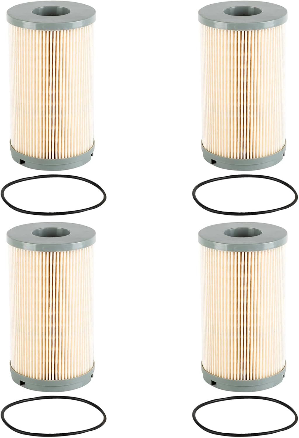 K37-1029 Fuel Filter Element Compatible with Paccar Peterbilt Kenworth FS20172 K37-1012 K37-1011(set of 4)