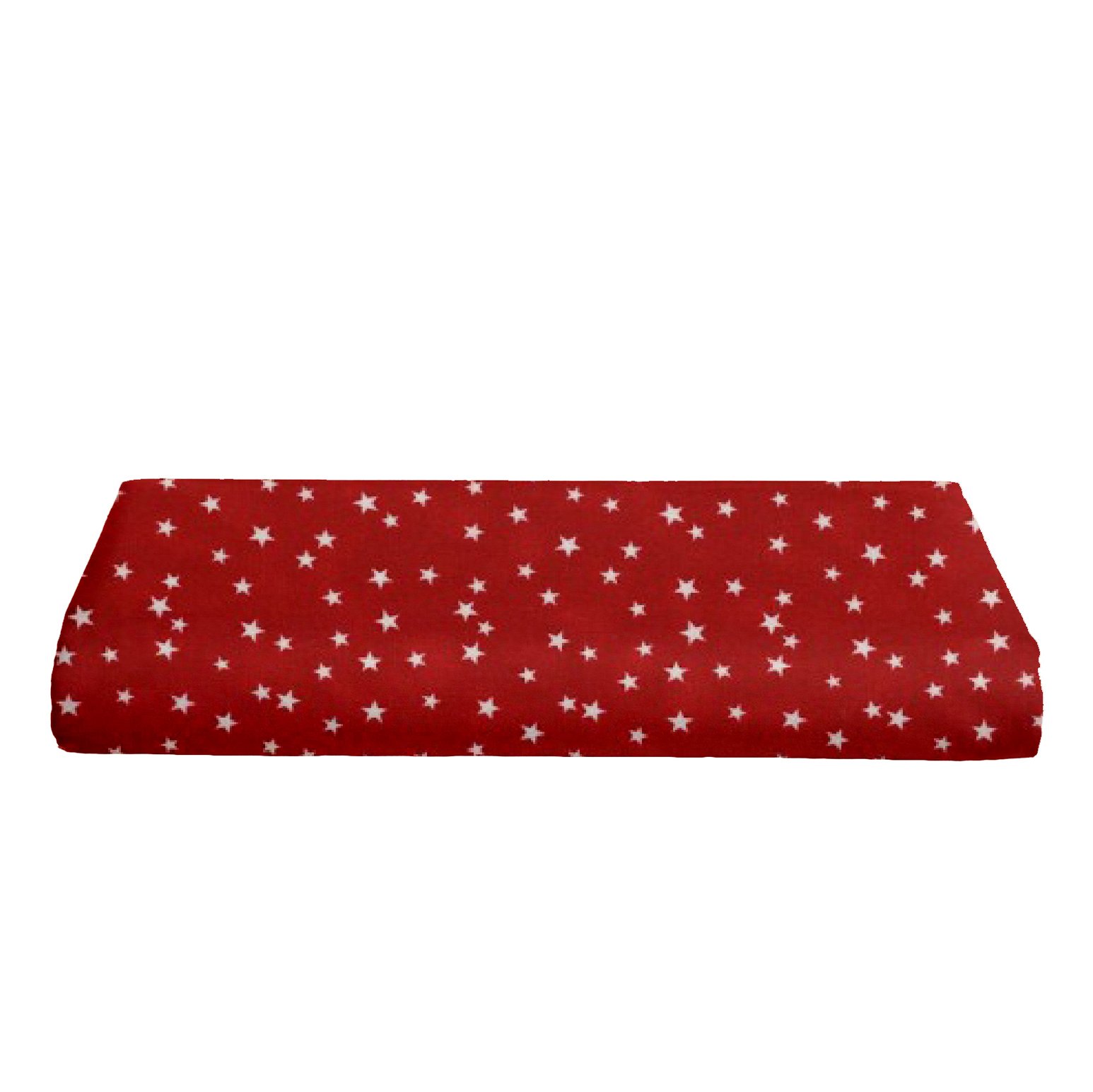 BKBCradle Sheet, Lucky Stars Red, 15" x 33"