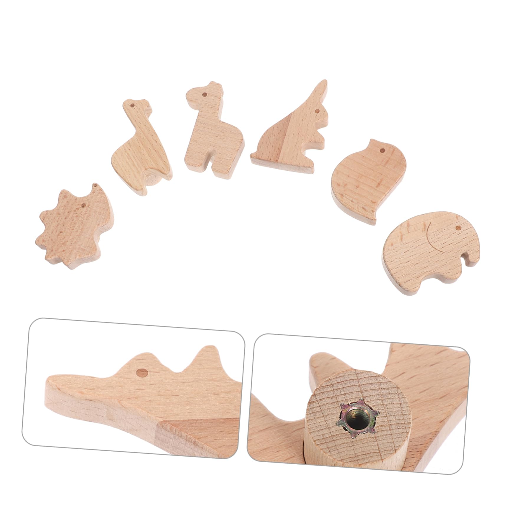 30 Teiliges Holz Küchenschrankgriffe mit Tiermotiv Süße Vogel und Knöpfe für Kommoden Dekorative Möbelgriffe für Kinderzimmer und Wohnzimmer