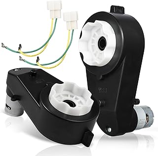 12V Ride On Upgrade Motor Gearbox 2Pcs12V RS550 40000RPM Powered Wheels Electric Motor High Speed Engine Jeep Kid Trax Upgrade Replacement Parts