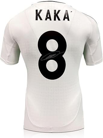 Kaka Signed Real Madrid 2024-25 Home Soccer Jersey White