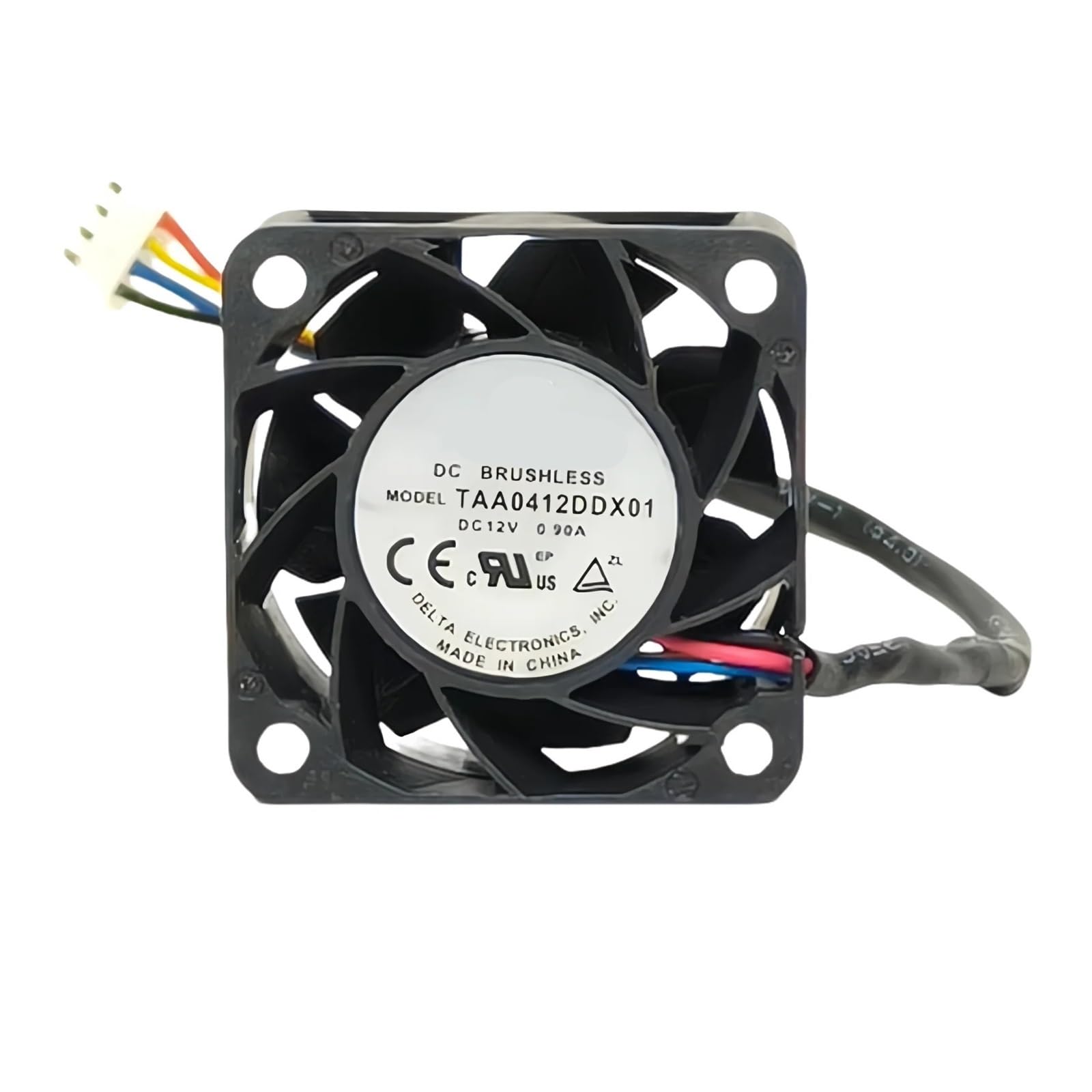 TYHUJKKL TAA0412DDX01 40x40x20mm Dual Ball Bearing Cooling Fan - 12V 0.9A 15600RPM