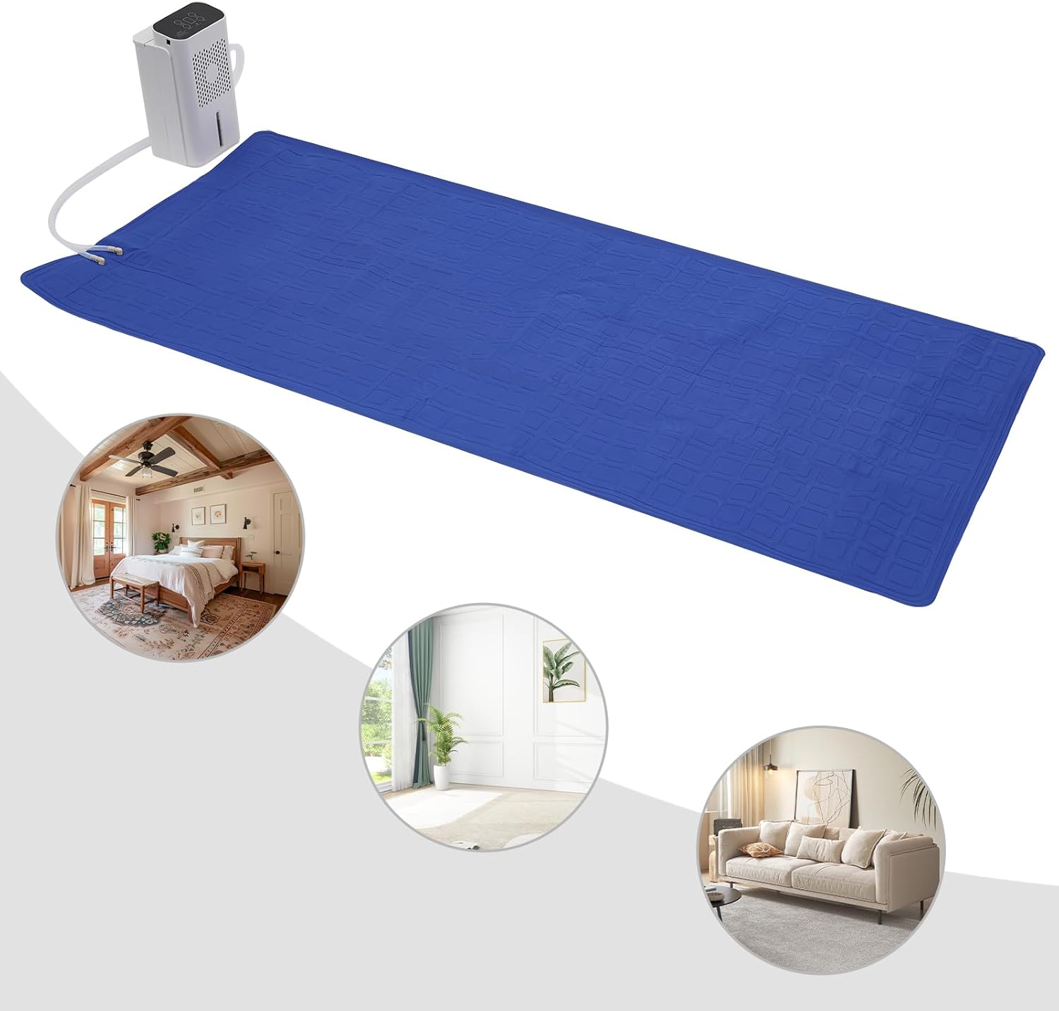 4.5L Water Bed Cooler, 110-220V Mattress Cooling Pad 160×70cm, Ideal for Family Bedrooms & Student Housing, Sleep Comfortably with Efficient Cooling System
