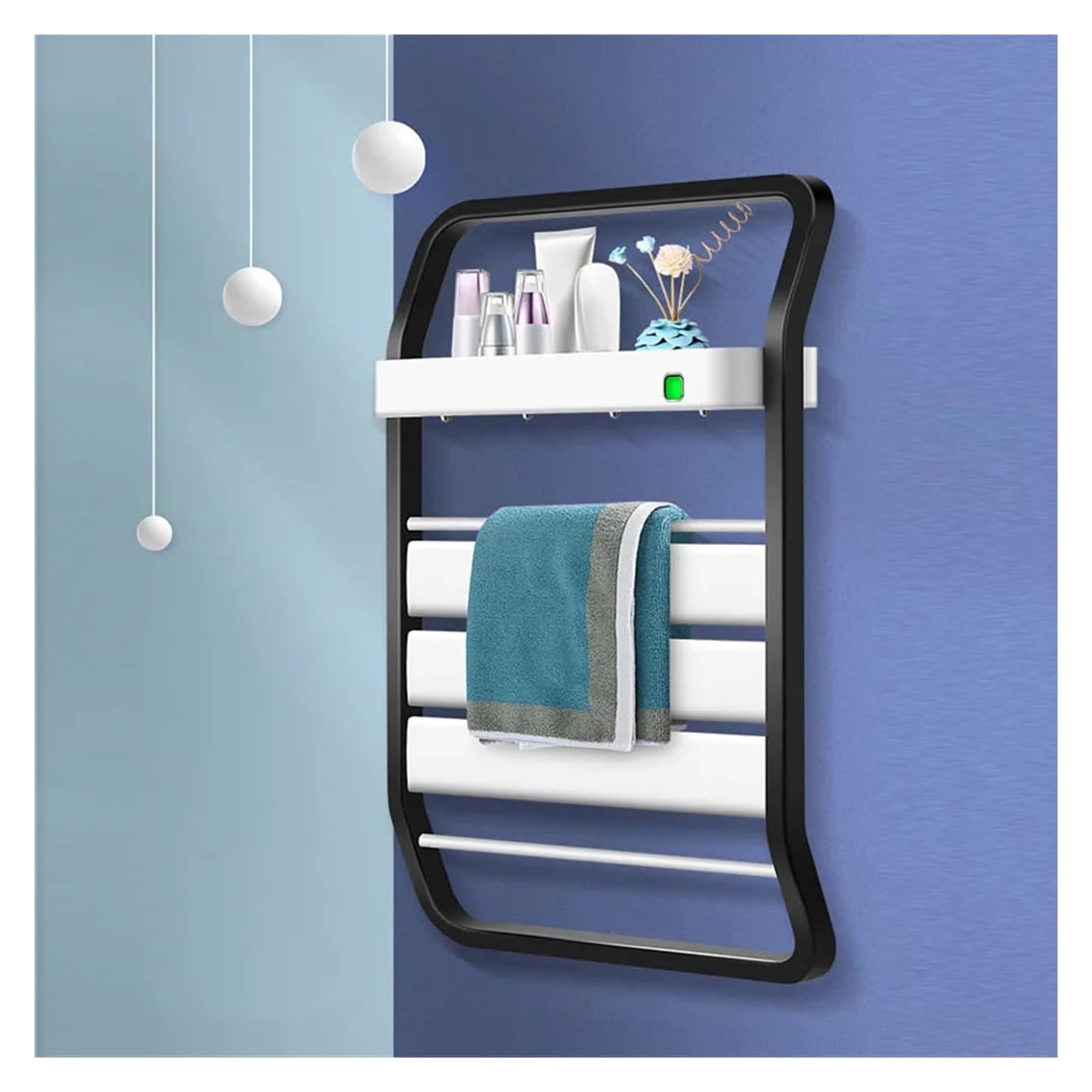 Scaldasalviette Elettrico for Bagno, Scaldasalviette Riscaldato, Asciugatrice Gratuita, Accessori for La Casa, Decorazione for Hotel Sicuro Efficace