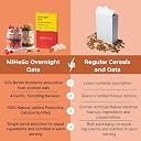MiHeSo Mind Health Soul Banana Caramel Overnight Oats, 60g Single-Serve Pack | Rolled Oats with 15g Protein | High Fibre, Calcium & Probiotics | No Refined Sugar | Gluten-Free gallery image