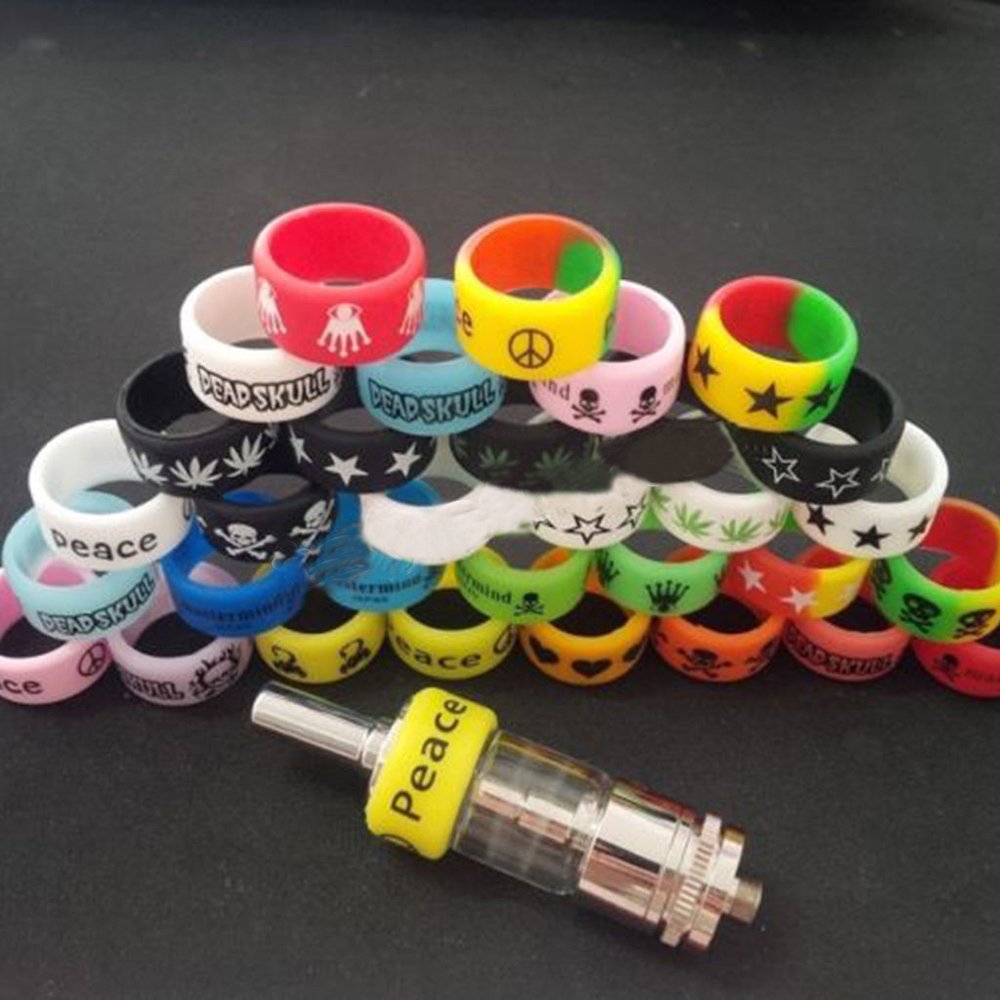 BAAQII Lot de 10 Anneaux Silicone Anti-Drapants pour Vape RBA RDA