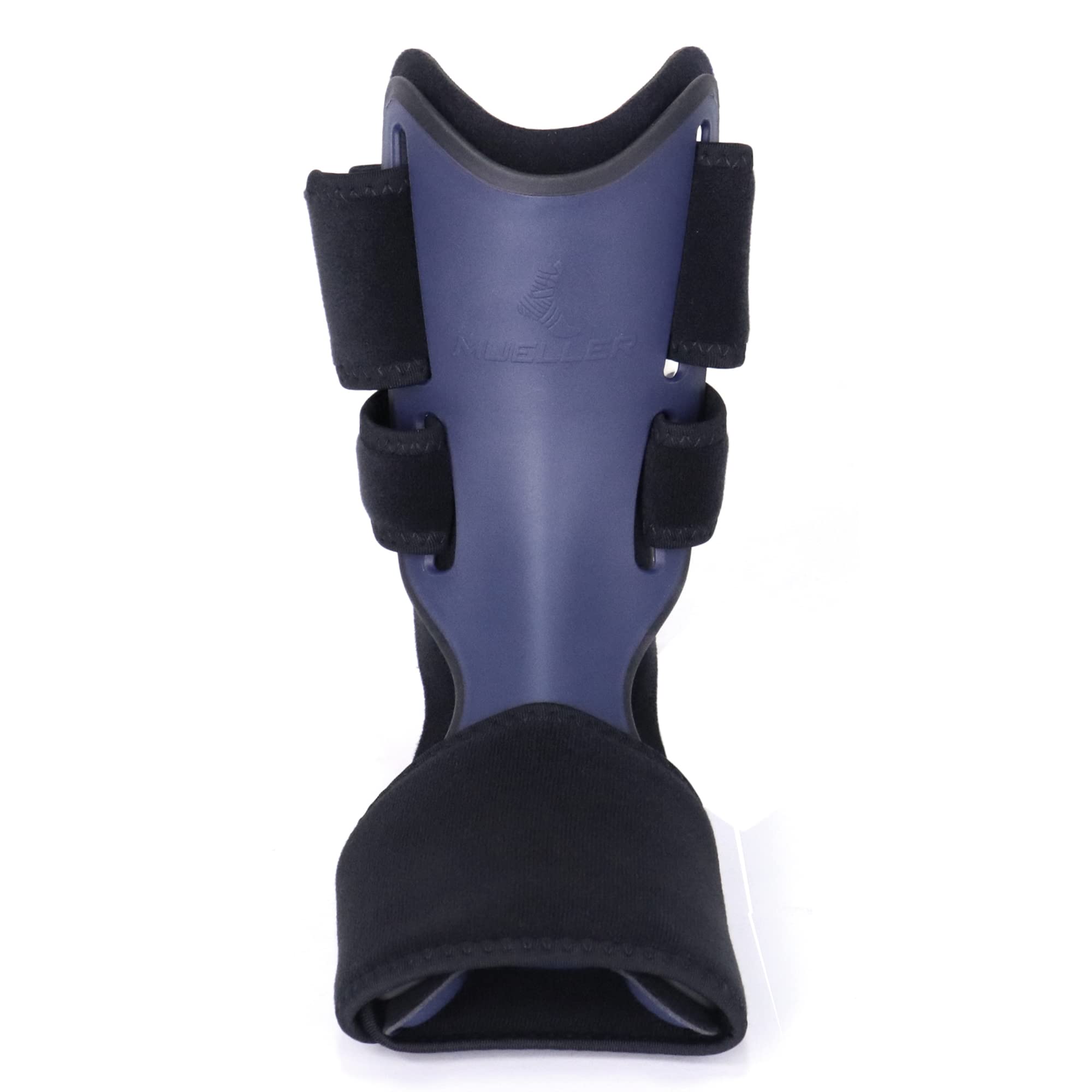 MUELLER Sports Medicine - Férula nocturna ajustable para fascitis plantar, alivio del dolor de tobillo para hombres y mujeres, ideal para fascitis plantar y tendinitis de Aquiles, azul, talla única