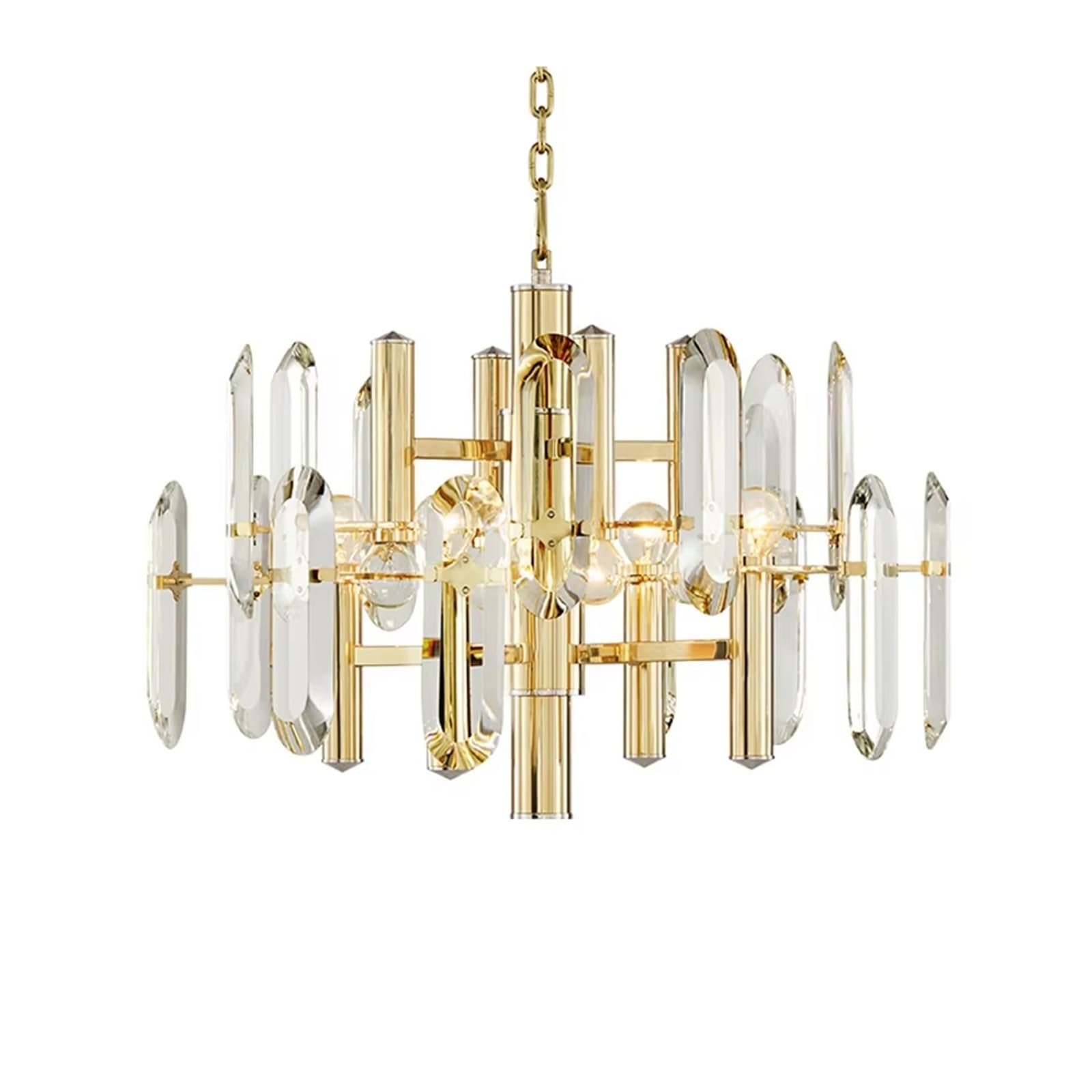 Gold Crystal Designer LED Hanging Lamps Chandelier Lighting Lustre Suspension Luminaire Lampen
