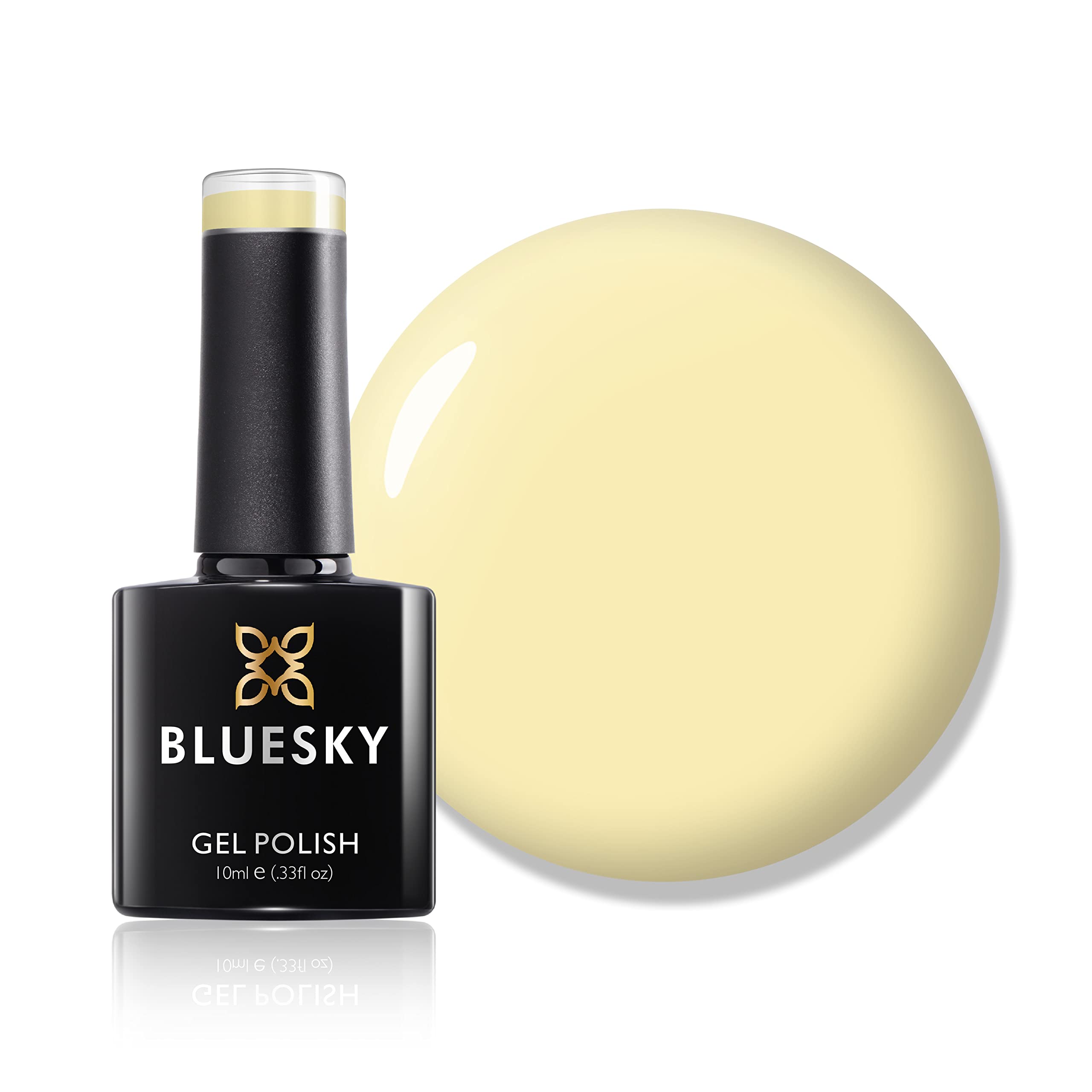 Bluesky Gel Nail Polish, Banana Milkshake, Cs17, Long Lasting, Chip Resistant, 10 ml (Requires Curing Under UV LED Lamp)