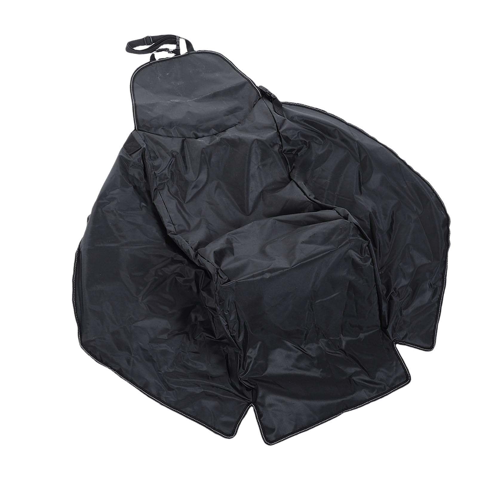 EMUKOEP Couverture de Protection des Jambes de Moto d'hiver, Couverture Coupe-Vent pour Scooter, Doublure Chaude Noire