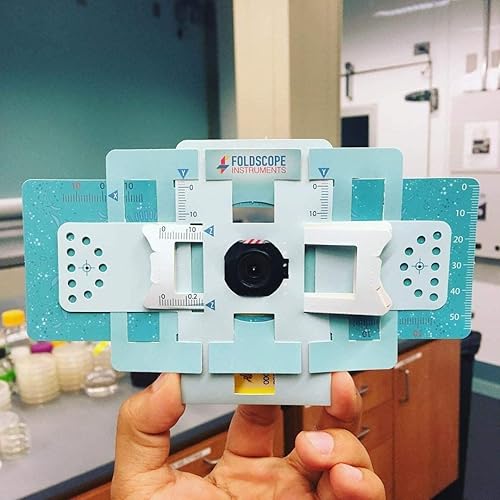 Miniatura 3 de 2A Digital Solutions - Instrumentos Foldscope, microscopio de papel, kit educativo para niños, plástico, multicolor, paquete de 1