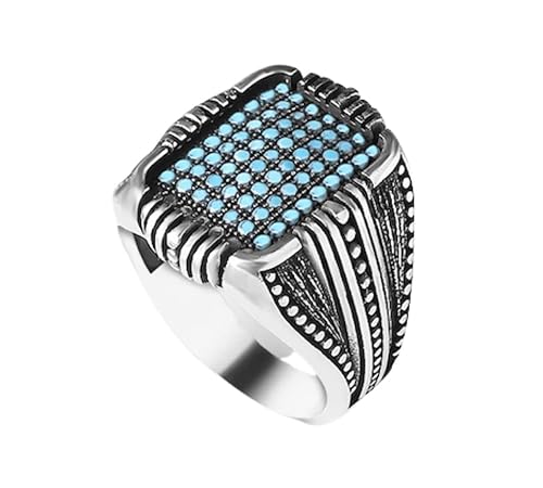 Silver 925k Ring, Handmade Ring, Natural Turquoise Stone,Jewelry Gift For Mens and Womens