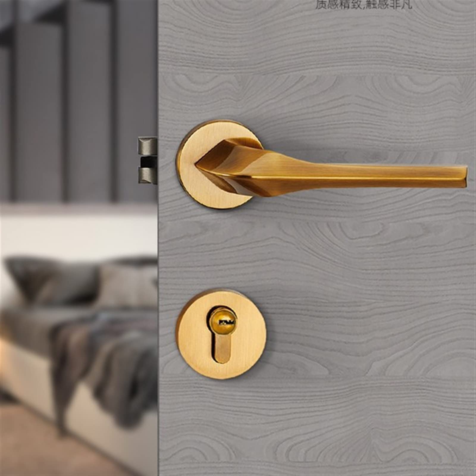 NYRXRYTCA Lock Door Lock Handle Door Handle Lock. Door Lock Bathroom Bedroom Door Handle Simple Silent Handle Lock Split Lock Door Lock 1Pcs