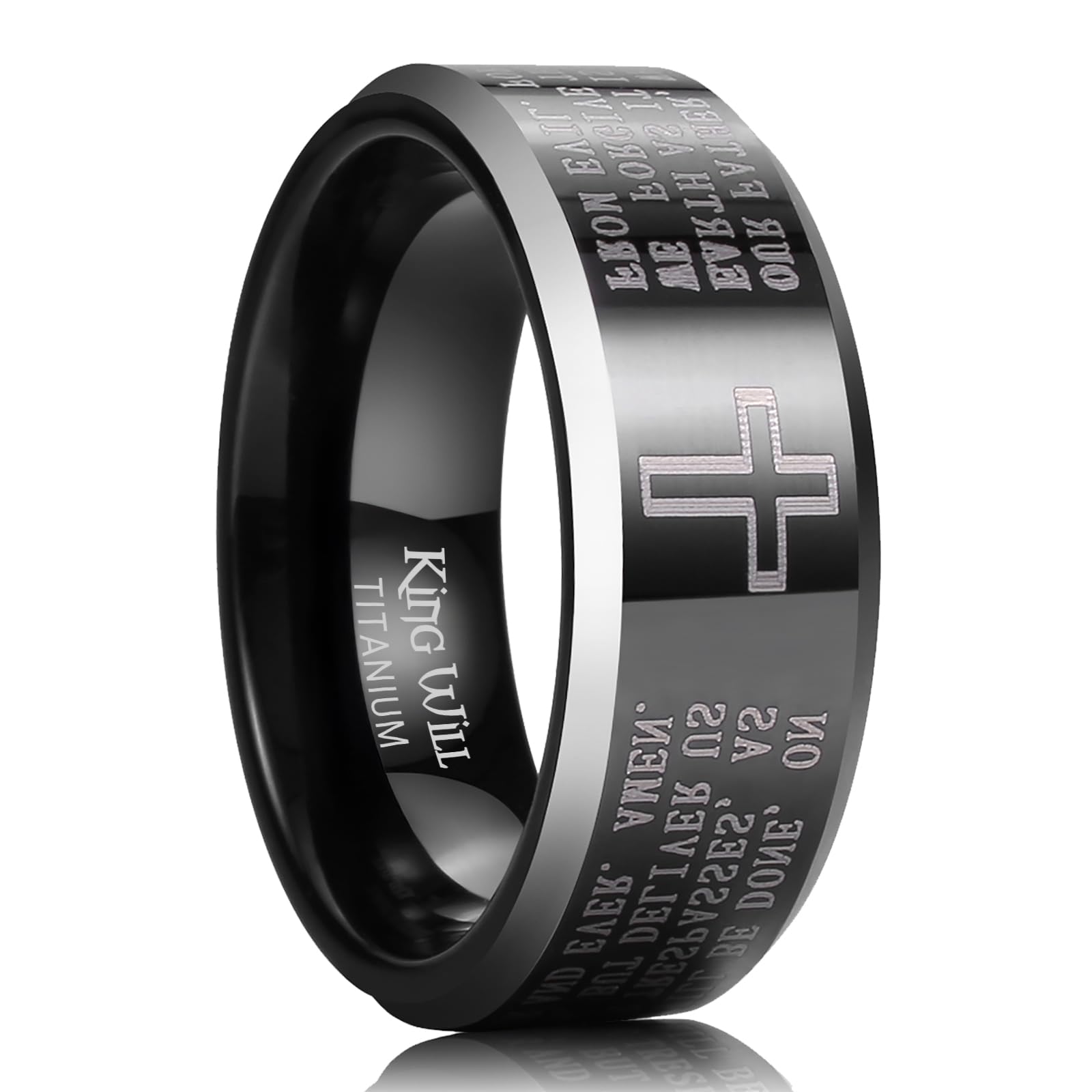 King Will 8mm Titanium Rings for Men