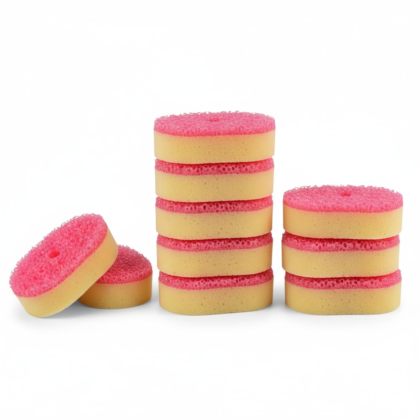 Photo 1 of 10-Pack Dish Wand Sponge Refills for Scrub Daddy Dish Daddy (red)
